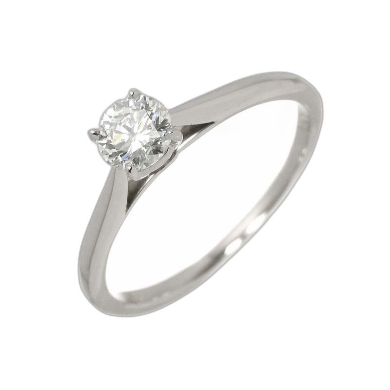 Cartier Solitaire Diamond 50 Ring Pt Platinum