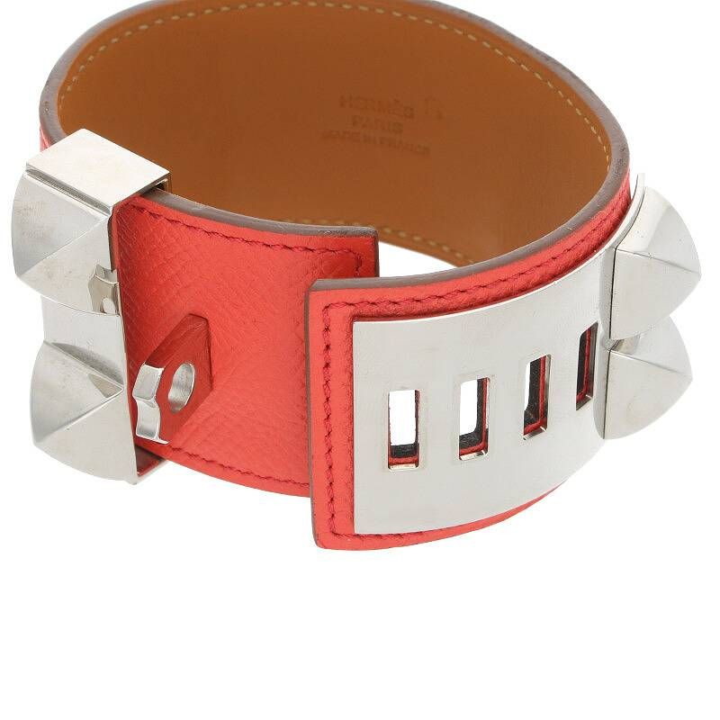 Hermes Collier De Chien Leather Bracelet — view 4