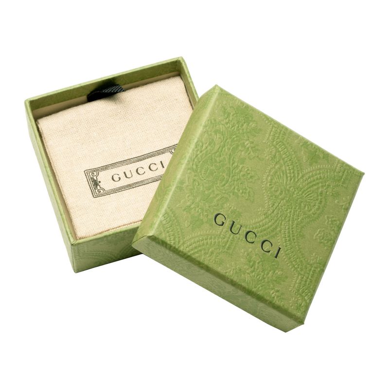 Gucci Ring Double G Silver Black — view 6