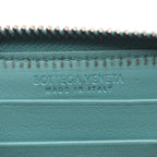 Bottega Veneta Bifold Wallet Intrecciato Light Blue Leather — view 5