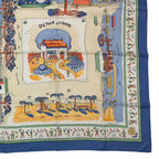 Hermes Scarf Carre 90 RE Tour a la Terre Return Blue Box — view 6