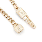 Chanel Choker Gold Black Pink Coco Mark Lip Rhinestone Chain — view 5