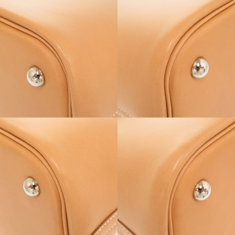 Hermes Bolide 31 Vaux Chamonix Natural Silver Hardware Handbag — view 4