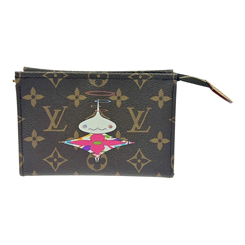 Louis Vuitton Monogram Trio Poche Toilette Takashi Murakami — view 9