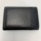 Fendi F's Compact Leather Black Trifold Wallet — view 2