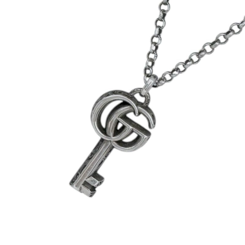 Gucci Arabesque Key Motif Necklace