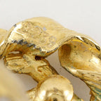 Chanel Round Coco Mark Vintage Gold Plated 2239 9.7 g Earrings — view 9