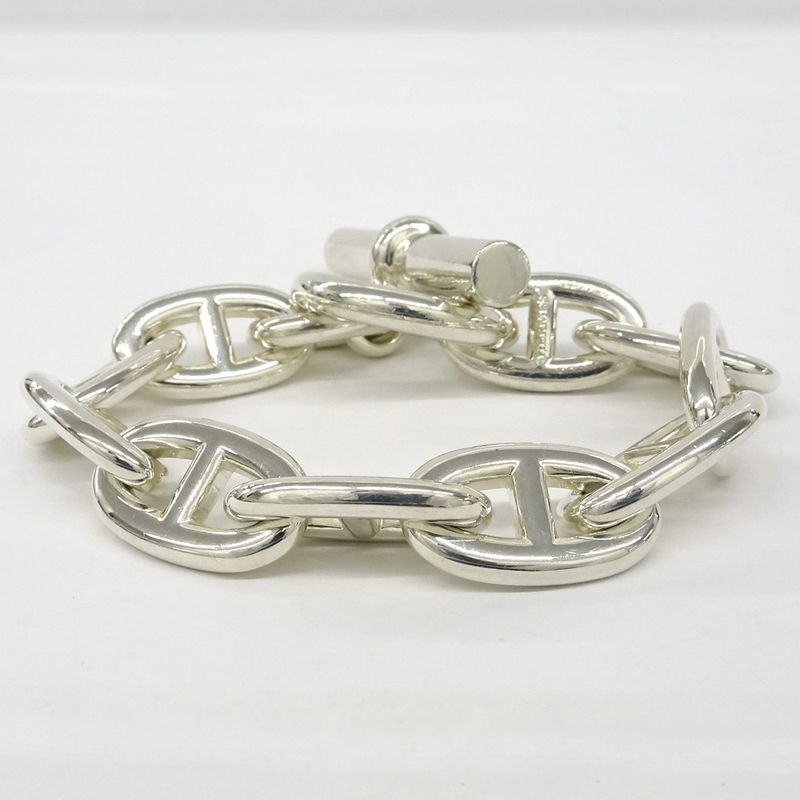 Hermes Chaine D'ancre T GM Bracelet 10 Frames SV 925 Jewelry — view 4