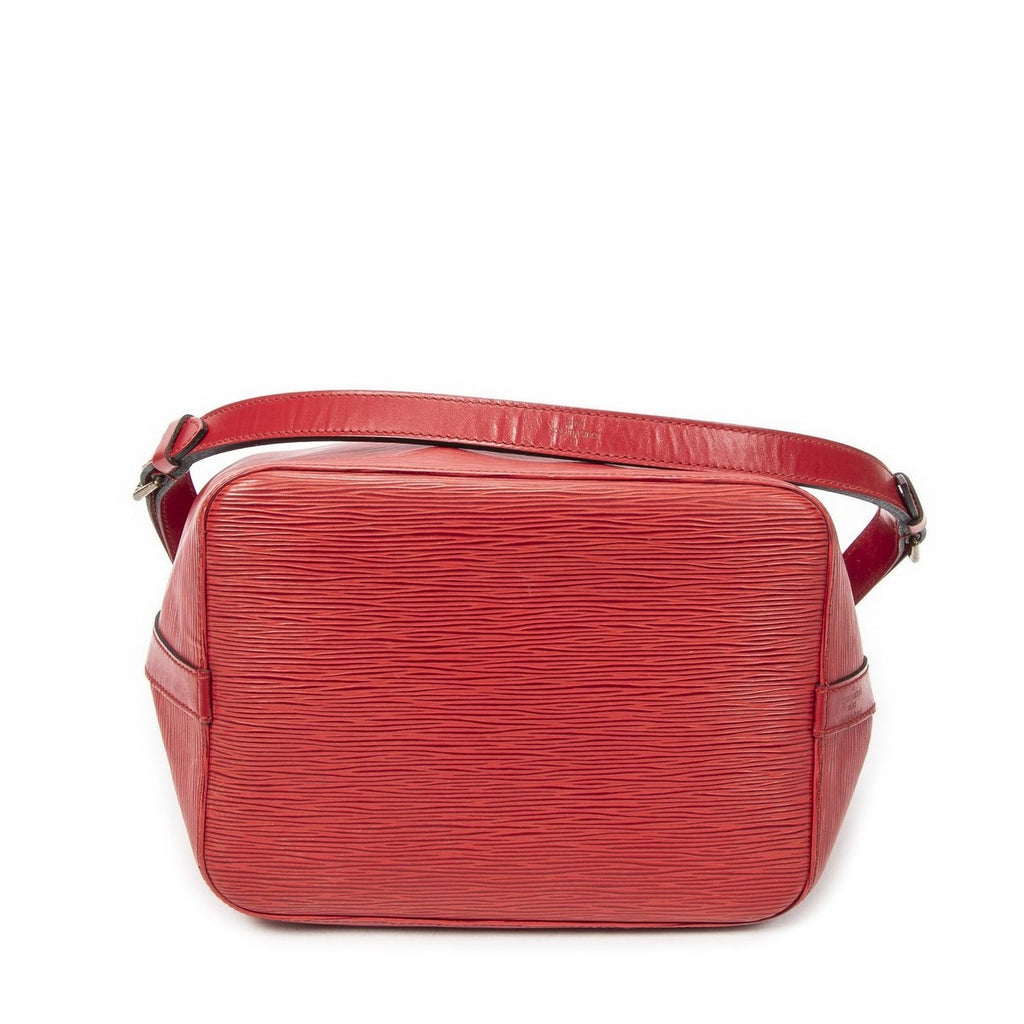 Louis Vuitton Noe Red Epi Handbag — view 6