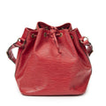 Louis Vuitton Noe Red Epi Handbag
