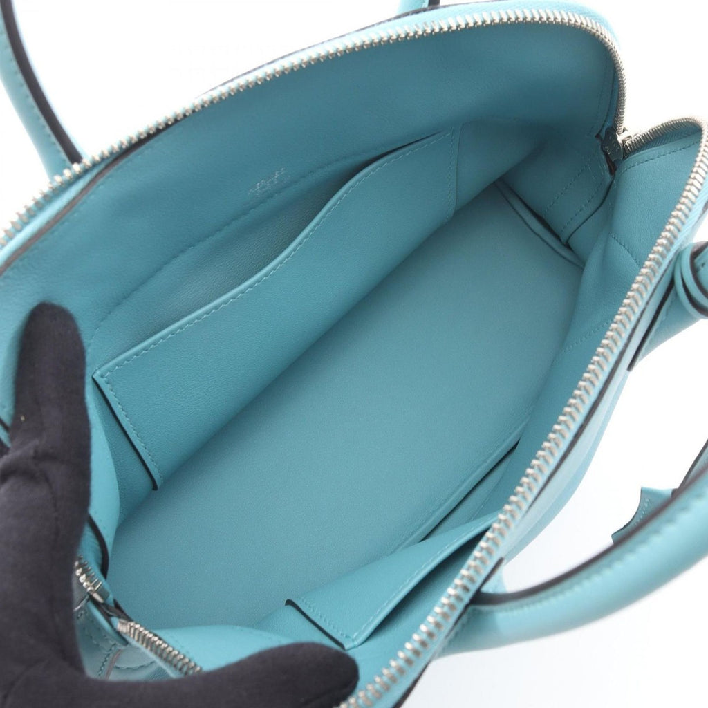 Hermes Handbag Bolide Cles Leather Blue Atoll Blue-at-le — view 3