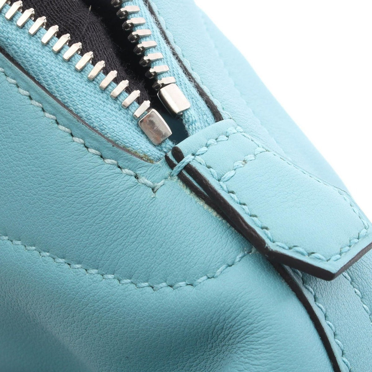 Hermes Handbag Bolide Cles Leather Blue Atoll Blue-at-le — view 9