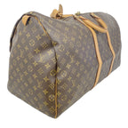 Louis Vuitton Boston Bag Monogram Keepall 60 Brown — view 2