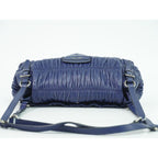 Prada Nappa Leather Shoulder Bag Navy — view 5