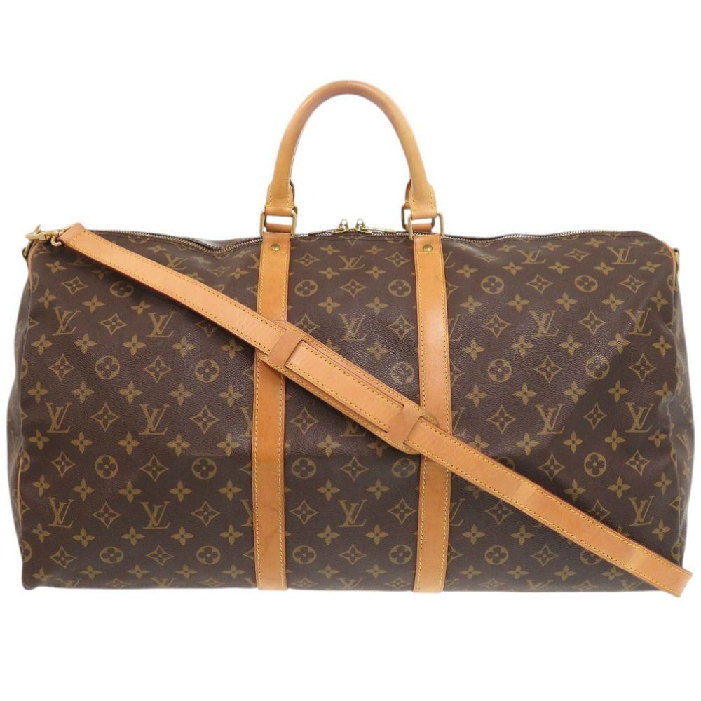 Louis Vuitton Keepall Bandouliere 55 Monogram Boston Bag