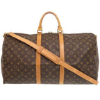 Louis Vuitton Keepall Bandouliere 55 Monogram Boston Bag