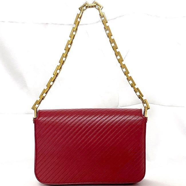 Saint Laurent Bag Red Chain — view 3