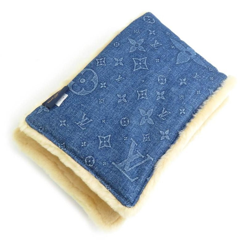 Louis Vuitton Scarf Echarpe Shearling Denim