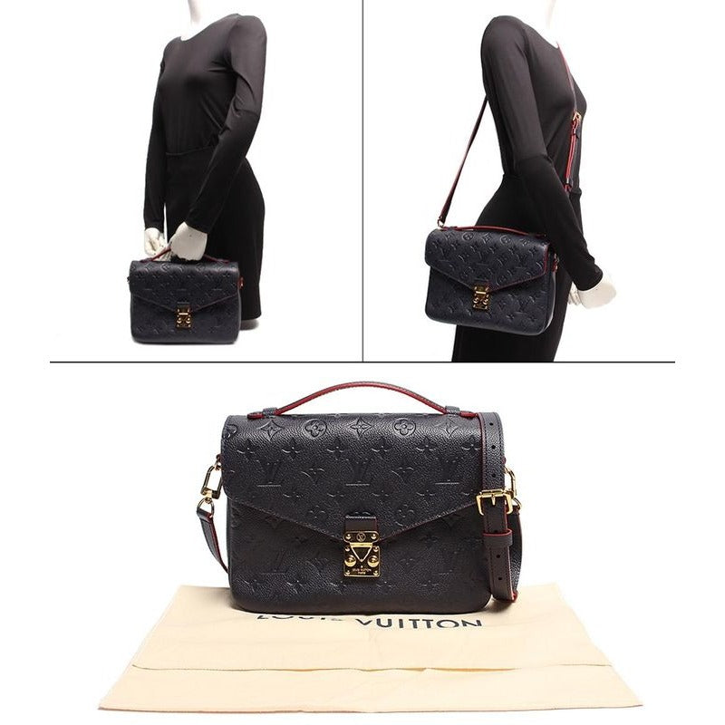 Louis Vuitton Shoulder Bag Handbag Gold Hardware Pochette Metis MM — view 8