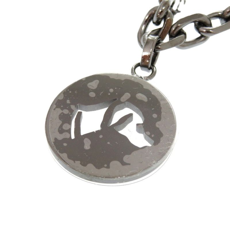 Hermes Bull Lock Amulet 4 Cadenas Horse H Dog Metal Ruthenium Hardware Silver — view 6