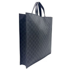 Gucci GG Supreme Leather Black Tote Silver — view 2