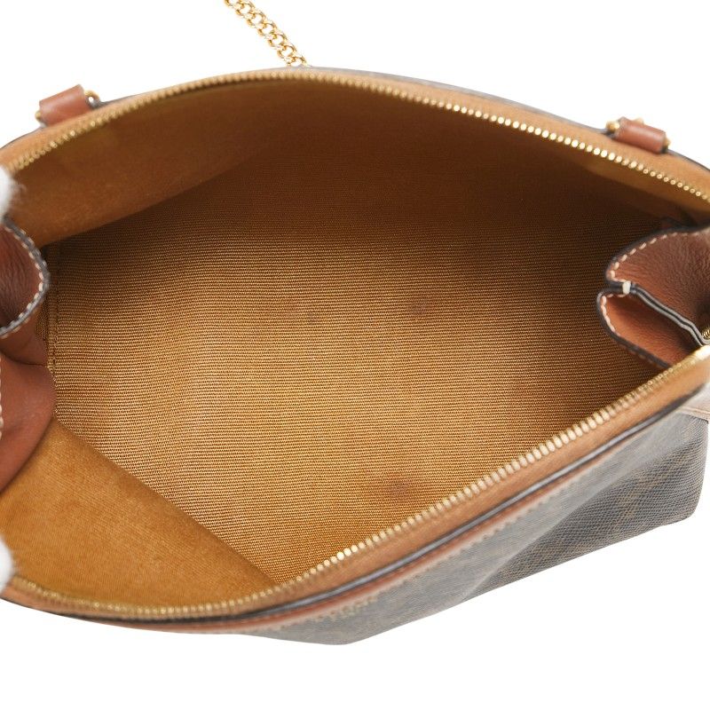 Celine Triomphe Black Brown Leather — view 6