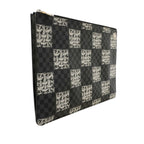Louis Vuitton Clutch Damier Graphite Pochette Jour GM Black Gray Christopher — view 2