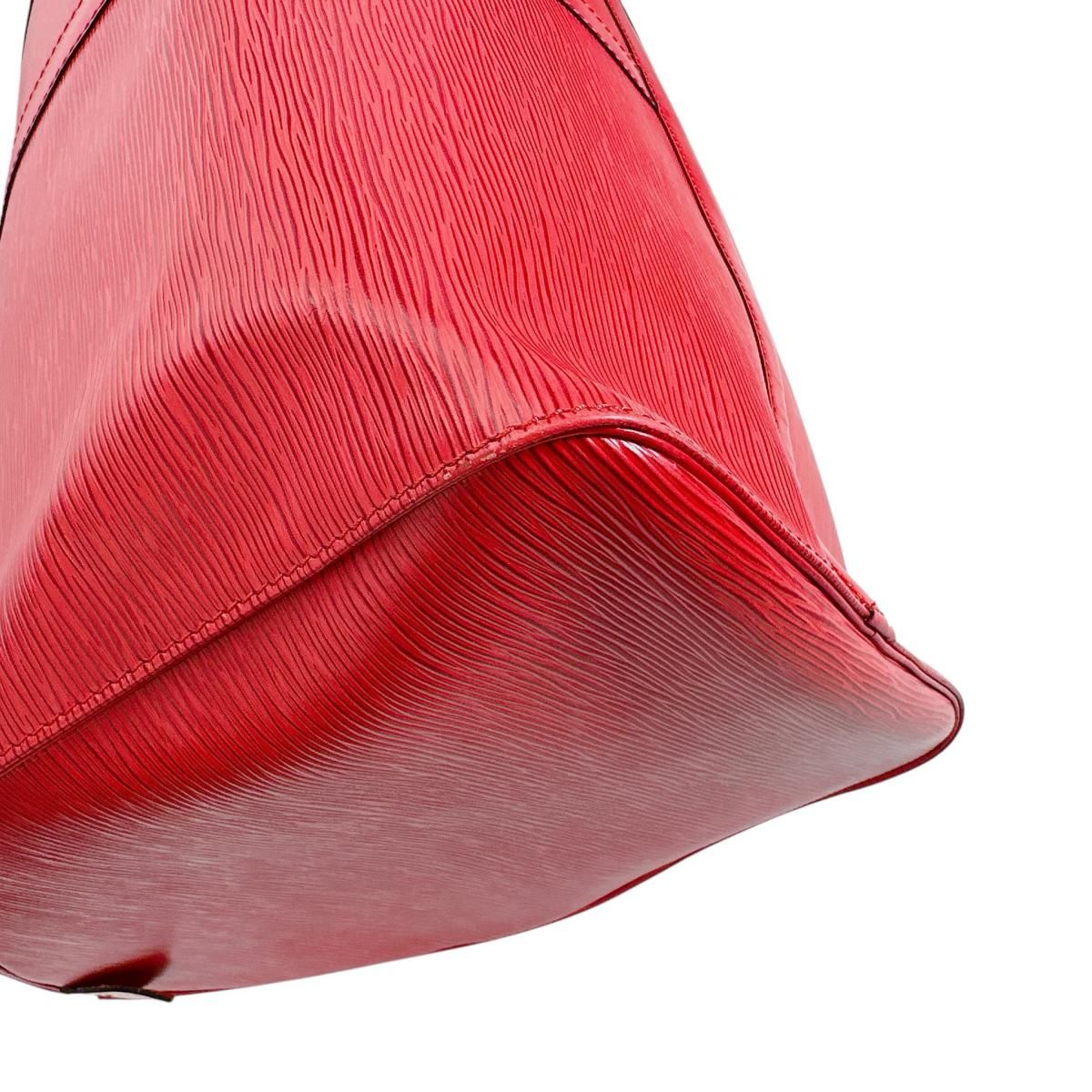 Louis Vuitton Epi Travel Bag Keepall 55 Boston Red — view 6