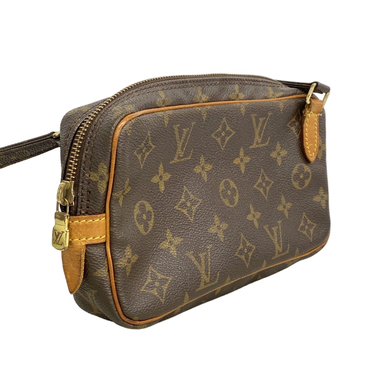 Louis Vuitton Shoulder Bag Monogram Pochette Ma Roulis Bandouliere Brown — view 2
