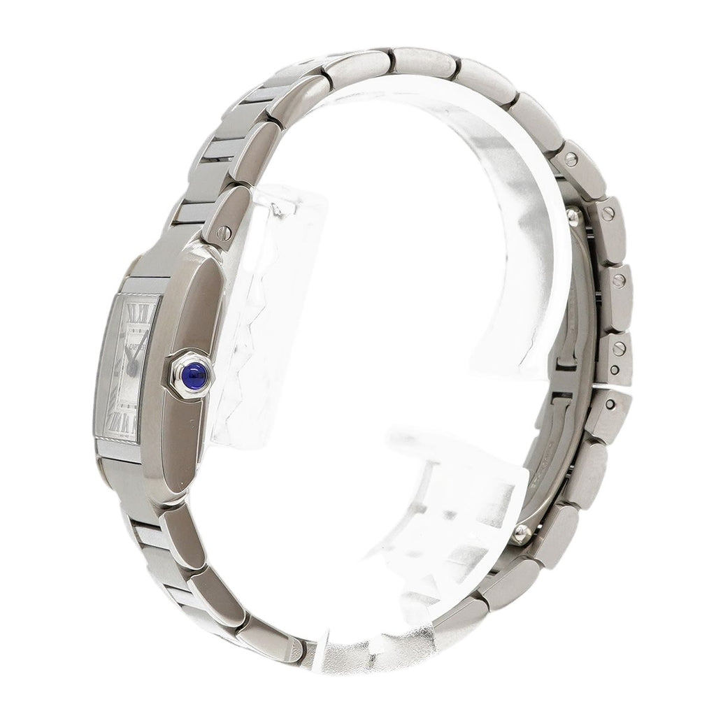 Cartier Tank Francaise SM Silver Dial Watch — view 2