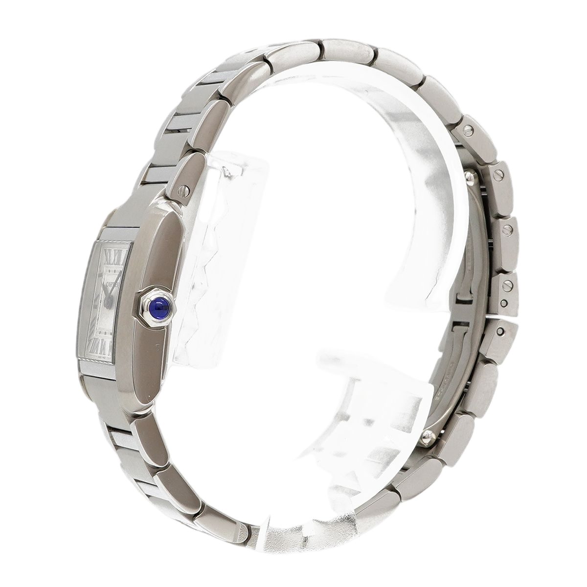 Cartier Tank Francaise SM Silver Dial Watch — view 2