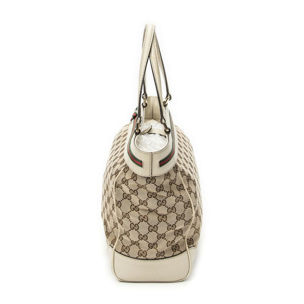Gucci Mayfairt Beige GG Canvas Shoulder Bag — view 3