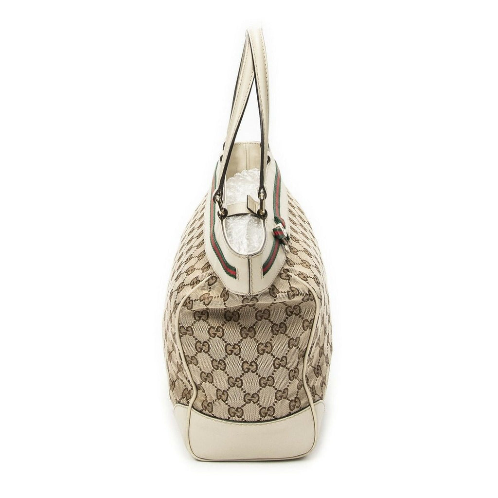 Gucci Mayfairt Beige GG Canvas Shoulder Bag — view 4