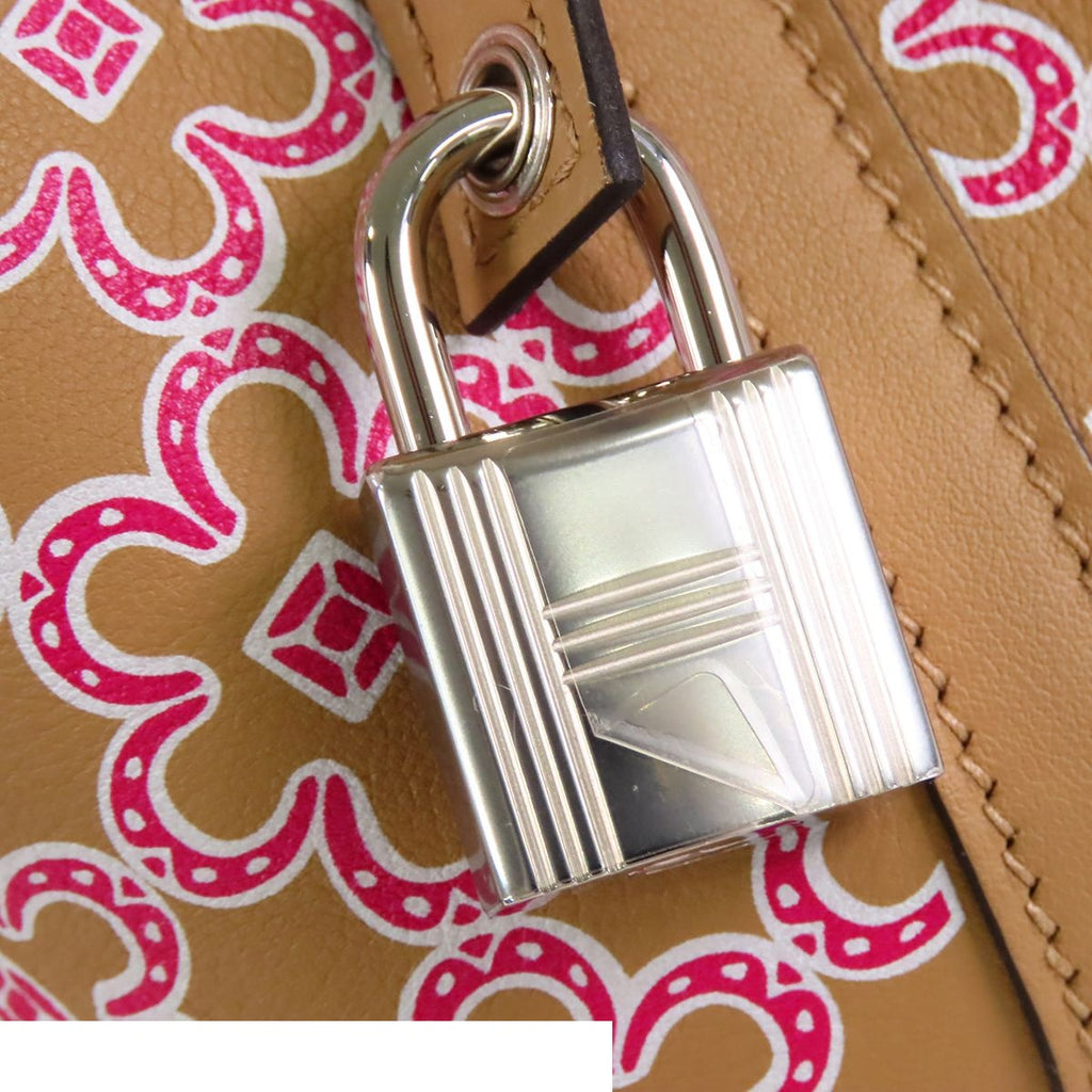 Hermes Picotin Lock Micro Chai Rose White Silver Swift Lucky Daisy Handbag — view 6