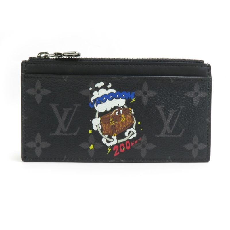 Louis Vuitton Coin Case Monogram Eclipse Card Holder — view 2