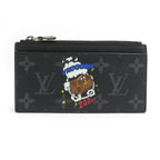 Louis Vuitton Coin Case Monogram Eclipse Card Holder — view 2