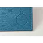 Hermes Flat Pouch Pass Case Petite Ache Vaux Epson Blue Red — view 2