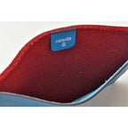 Hermes Flat Pouch Pass Case Petite Ache Vaux Epson Blue Red — view 5
