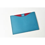 Hermes Flat Pouch Pass Case Petite Ache Vaux Epson Blue Red — view 6