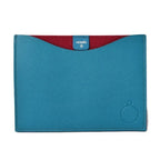 Hermes Flat Pouch Pass Case Petite Ache Vaux Epson Blue Red