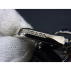 Prada Key Holder Trick Robot 1 Tr062 Pink White Brown Silver Wood Metal — view 4