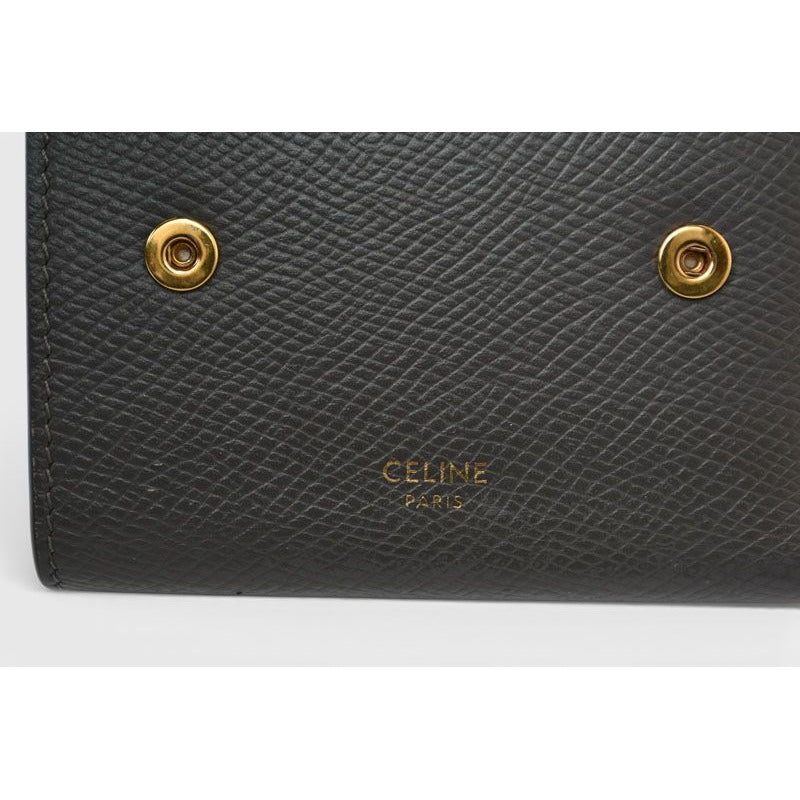 Celine Wallet Mini Trifold Gray Small — view 8