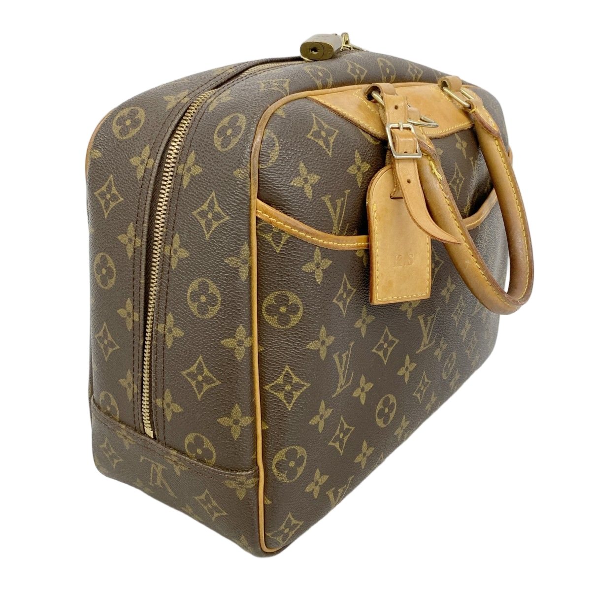 Louis Vuitton Handbag Monogram Deauville Brown — view 2