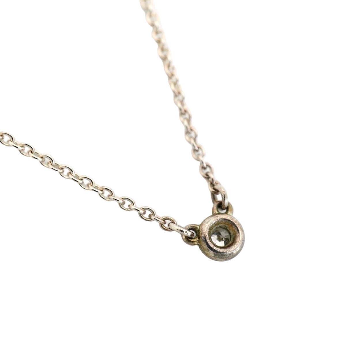 Tiffany & Co Necklace by the Yard 925 Sterling Silver Diamond — view 2
