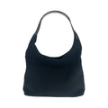 Gucci Hobo Black Silver Canvas Enamel 001 Shoulder Bag