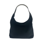 Gucci Hobo Black Silver Canvas Enamel 001 Shoulder Bag