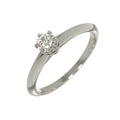Tiffany & Co Solitaire Ring Diamond Pt Platinum