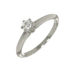 Tiffany & Co Solitaire Ring Diamond Pt Platinum
