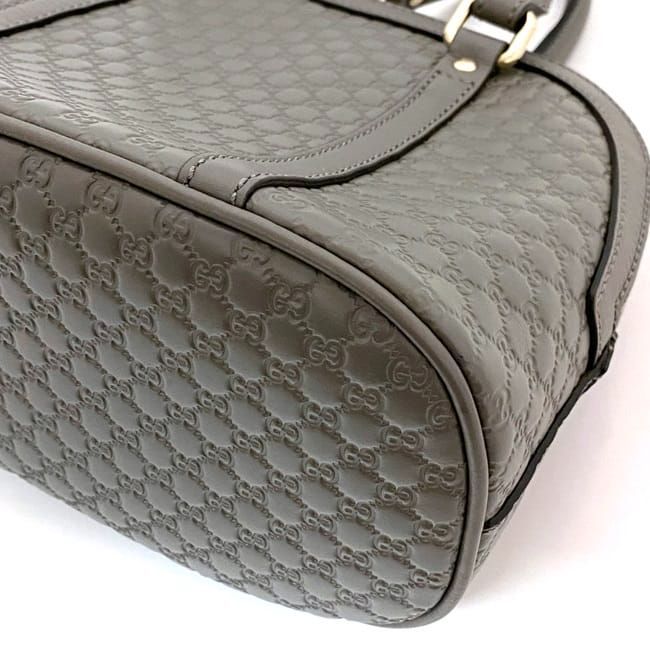 Gucci 2 way Bag Grey Micro Stripe — view 8