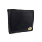 Gucci Wallet Interlocking G Black Leather Bifold